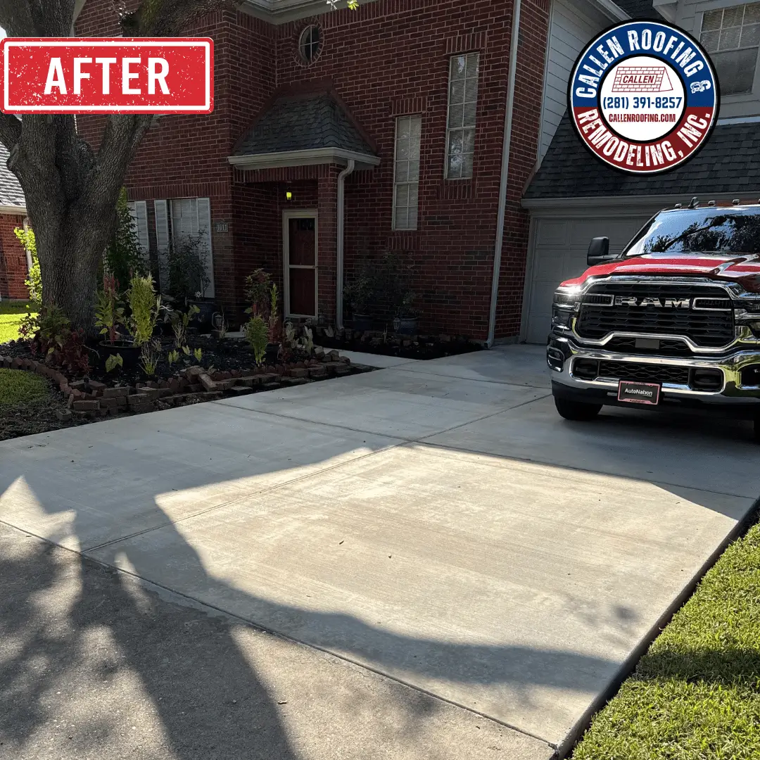 Walkway of a house after repairing